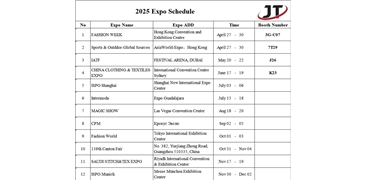 2025 Expo Schedule