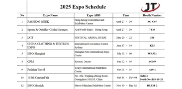 2025 Expo Schedule
